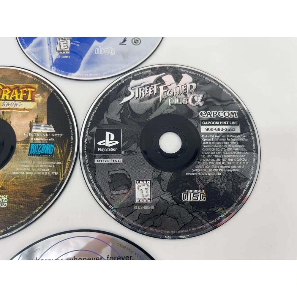Lot of (7) PlayStation 1 Games - No shells - Games only